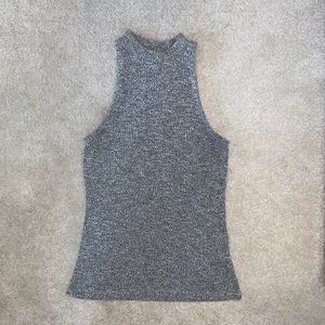UK brand River Island grey ribbed knit turtleneck